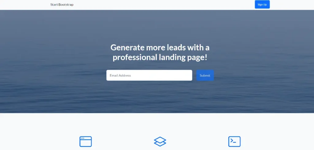 Bootstrap Landing Page​