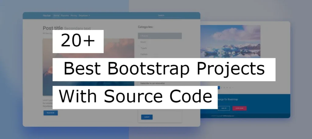 20+ Bootstrap Project Ideas (For Beginners)