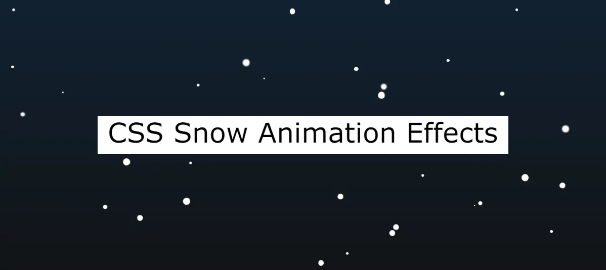 In this article I have made a collection of 30 best CSS Snow Effects. Do you want to make the background of your webpage attractive?