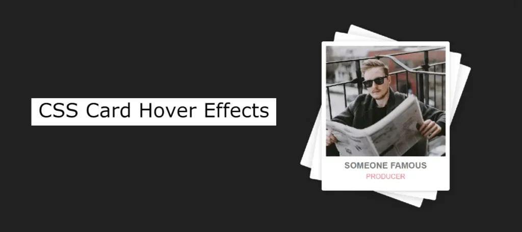 50+ CSS Card Hover Effects