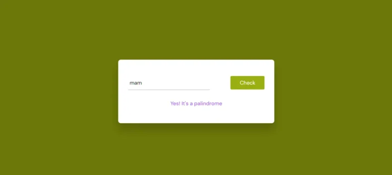 How to Check Palindrome in JavaScript