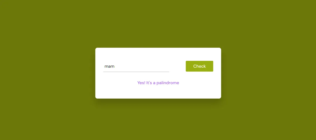In this article you will learn how to check palindrome using html css and javascript.