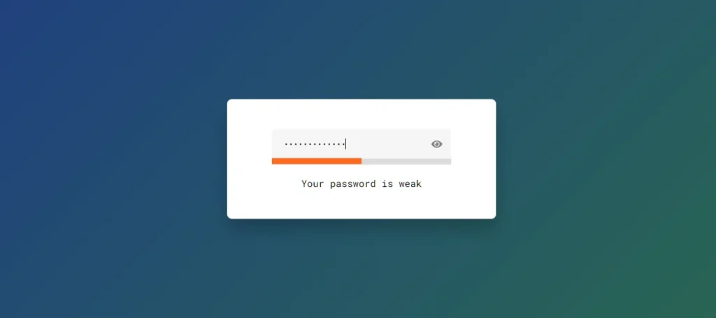 Password Strength Checker In JavaScript
