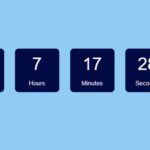 Countdown Timer in HTML CSS JavaScript​